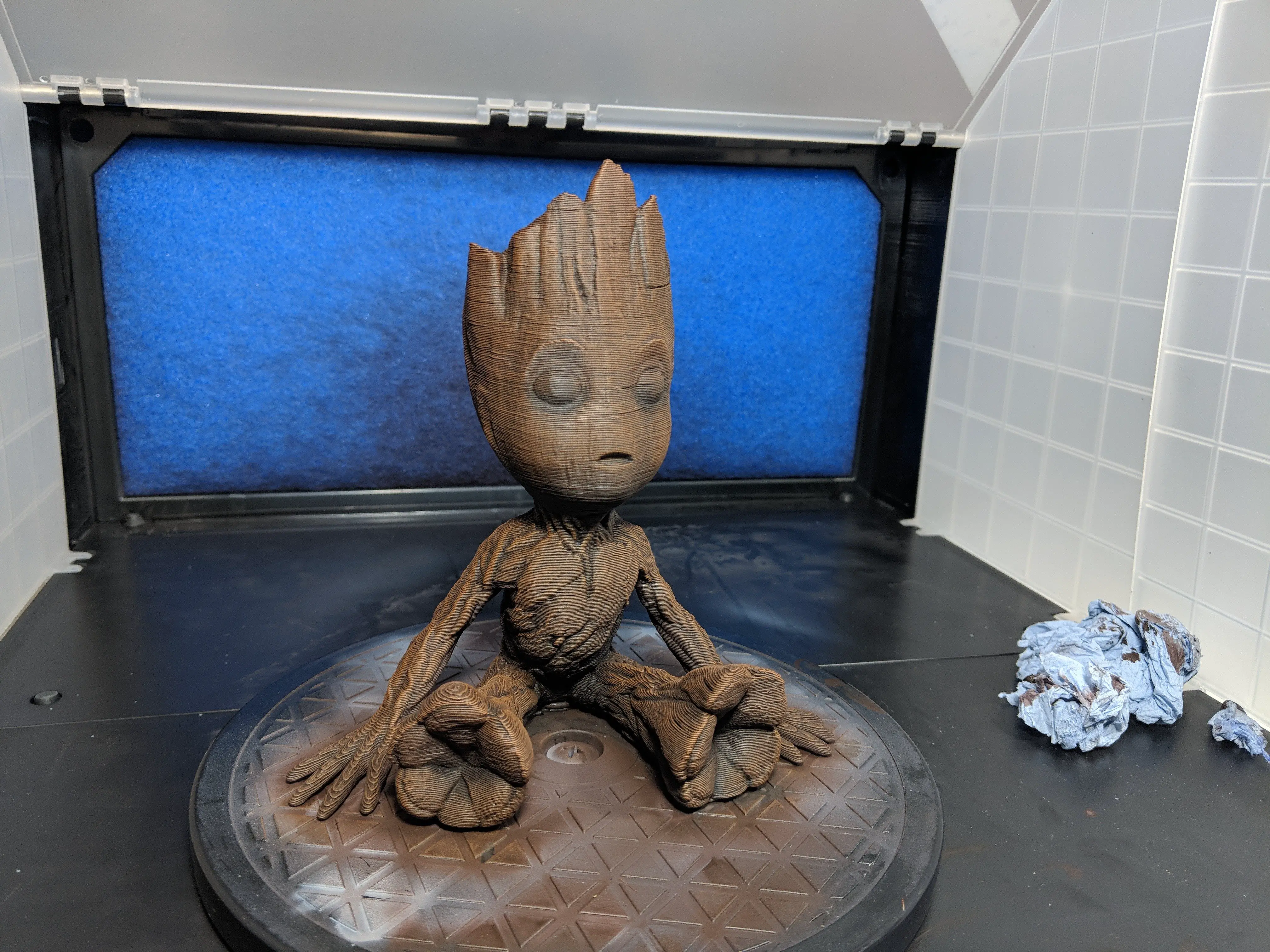 Modelo Groot impreso en 3D