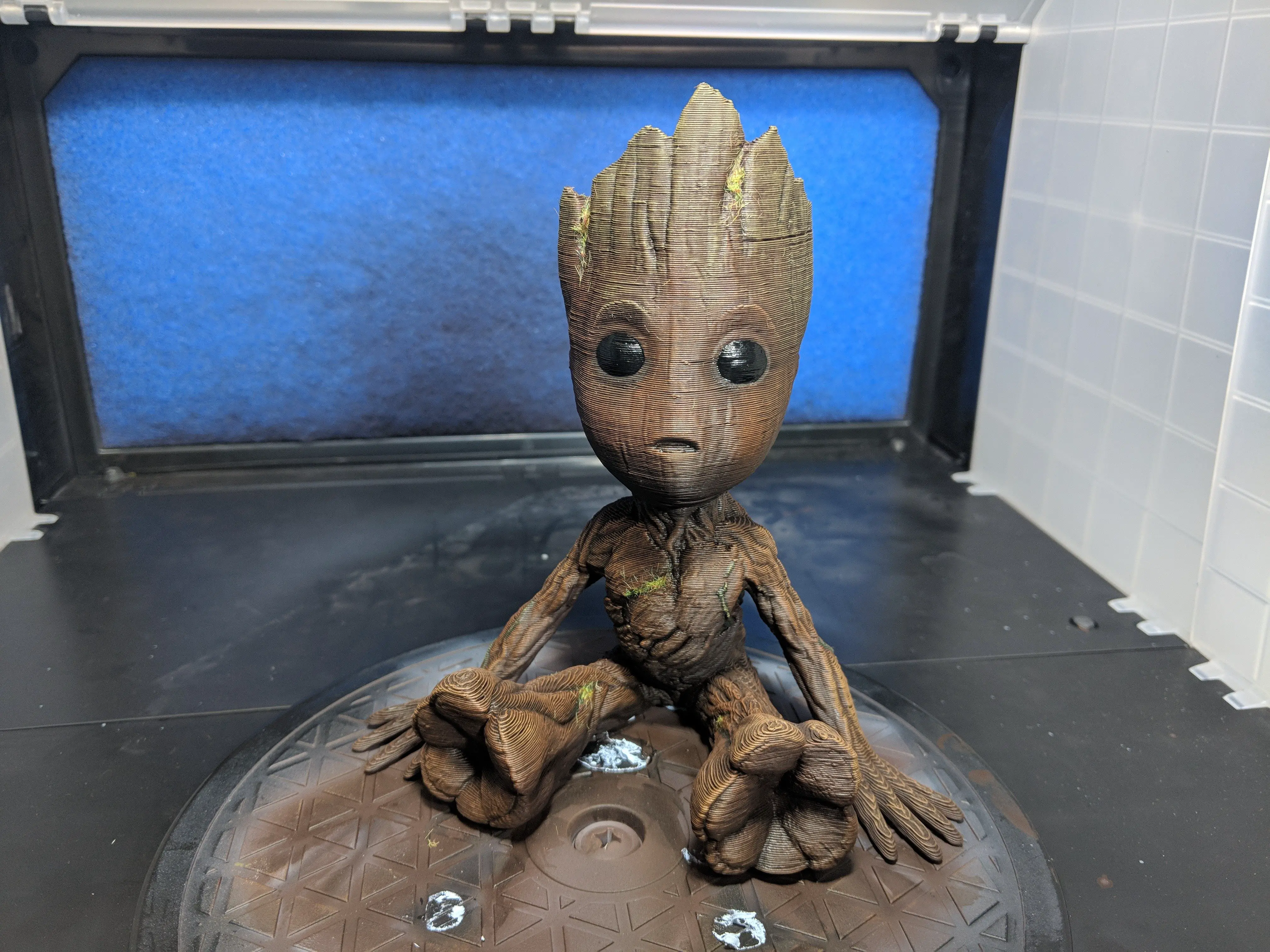Modello Groot stampato in 3D