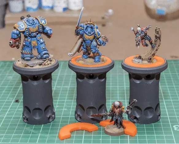 Pintores de miniaturas Warhammer