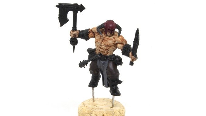 Comment décaper la peinture des miniatures - Khorne Bloodreaver