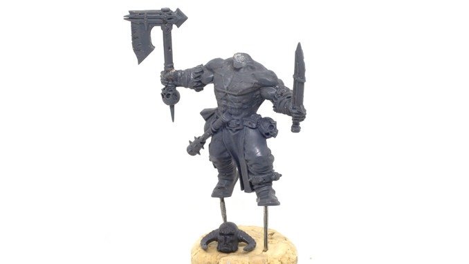 Come togliere la vernice dalle miniature: Khorne Bloodreaver