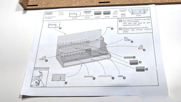 Module porte pinceaux et outils Hobby Zone OM07a