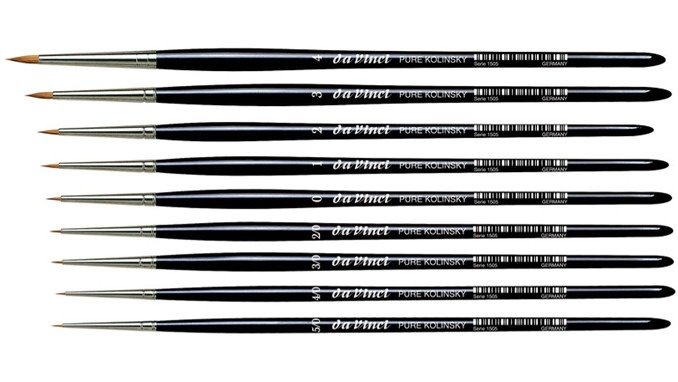 Meeden Miniature Paint Brush Set,15 Tiny Professional Fine Tip