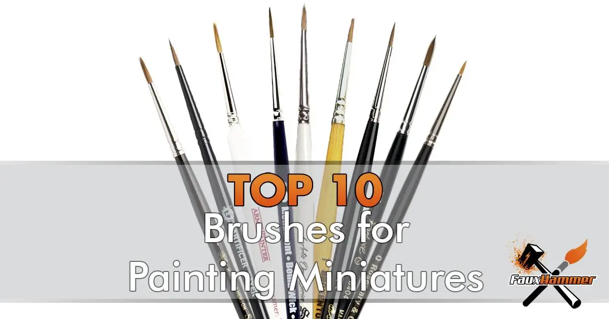 Wargames Delivered Miniature Paint Brushes for Acrylic Painting - Army  Painter Brushes-15 Acrylic Paint Brushes for Miniature Painting - Fine Tip