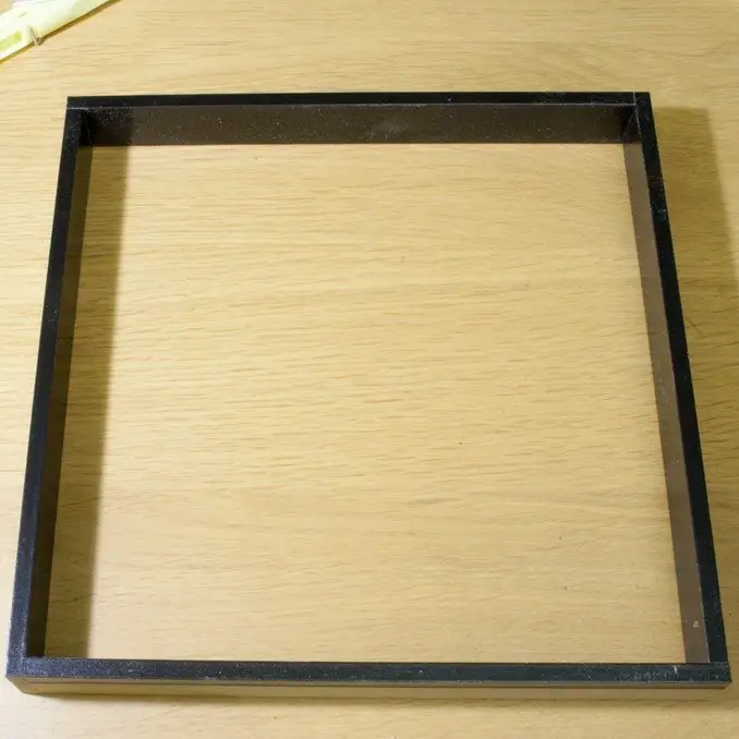 10'' Wooden Dice Tray - Vassoio lancia dadi con bordi alti.