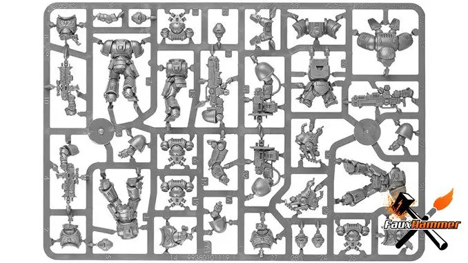 Warhammer Conquest Contenuto completo Numero 16 e 59 - Dark Imperium Sprue B